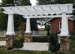 Custom Pergola Design 5020 - Exterior Custom Garden Structures - Chadsworth Columns: shop.columns.com